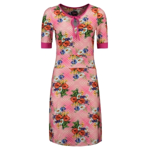 Dress Keyhole Poppy Pink Dress Keyhole Poppy Pink